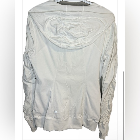 Lululemon Women’s White Dance Studio Jacket Size 12 - Picture 6 of 9